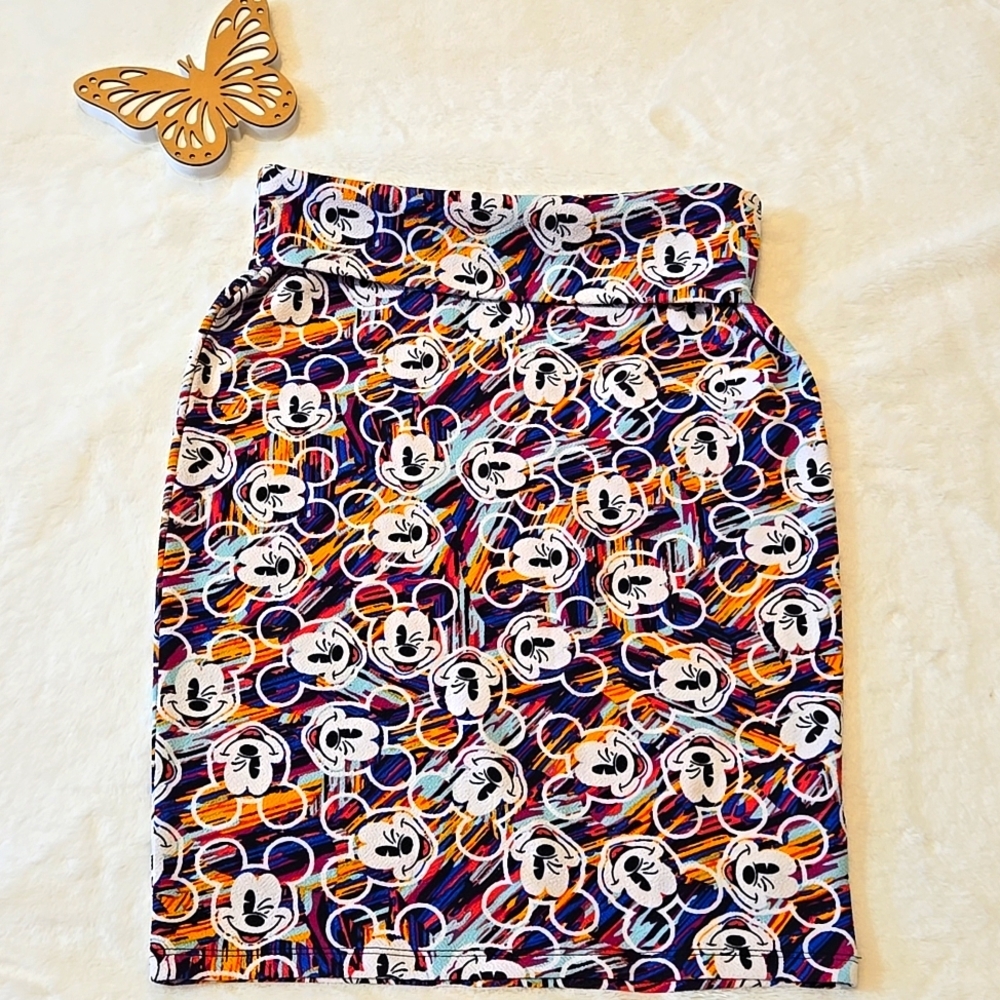 Disney Mickey Mouse Lularoe Skirt Size XS Could Fit S Or M